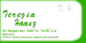 terezia haasz business card